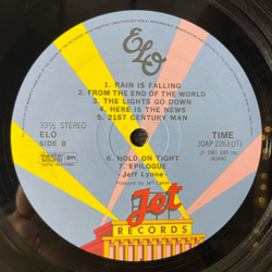 Винтажная виниловая пластинка LP ELO Electric Light Orchestra Time (Япония 1982) (Без Оби) Master Sound DM Digital Mastering