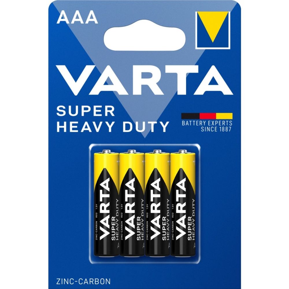 Батарейка Varta SUPER Heavy Duty  R03 AAA BL4  1.5V