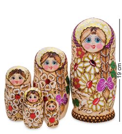 Народные промыслы МР-24/ 02-B Матрешка 5м «Грушенька»
