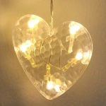 Гирлянда для дома БАХРОМА «LOVE» ш2,5м* в0,45/0,65м 90 ламп LED, прозрачн.пров, 8 режимов, IP-20, Теплый белый (возможность соединения)
