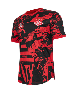 Футболка разминочная Jögel PREMIER PerFormDRY Spartak Pre-match Tee, красный/черный - изображение 1