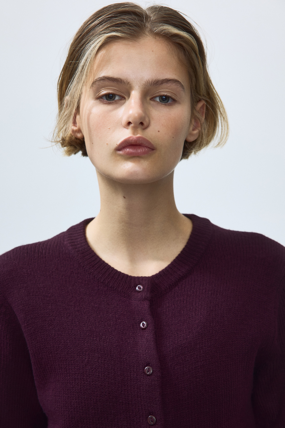 Текстурный трикотажный кардиган — длинные рукава - H&M