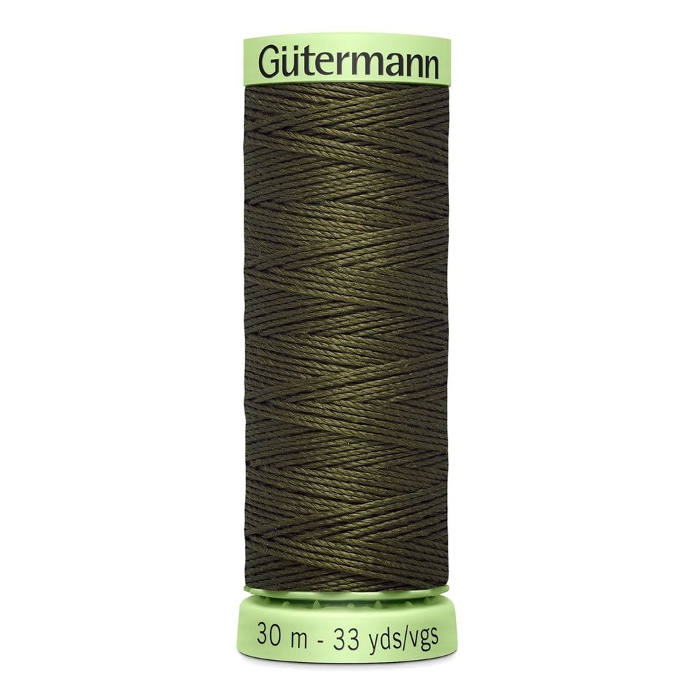 Нитки отделочные Gutermann Top Stitch 30 (30 метров), 5 кат. | 689 т.хаки