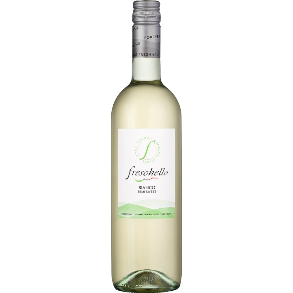 Вино Freschello Bianco Semi sweet 0,75 л.