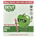 Skout Organic, детские батончики-снеки, со вкусом яблочного пирога, 6 батончиков по 24 г (0,85 унции)