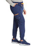Брюки медицинские женские Dickies DK234 с поясом и кулиской, синий, 42