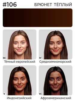Пигмент Ne Pigment Тёплый Брюнет #106, 15 мл.