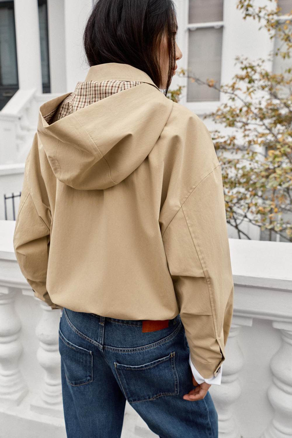 КУРТКА СО СЪЕМНЫМ КАПЮШОНОМ — ZARA