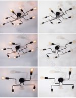 Ceiling design lamp Spider  (4 lampshade )