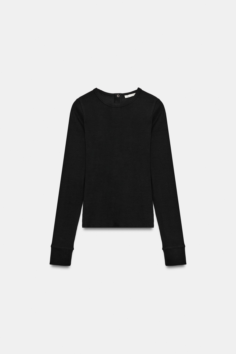 ФУТБОЛКА В РУБЧИК НА КНОПКАХ — ZARA