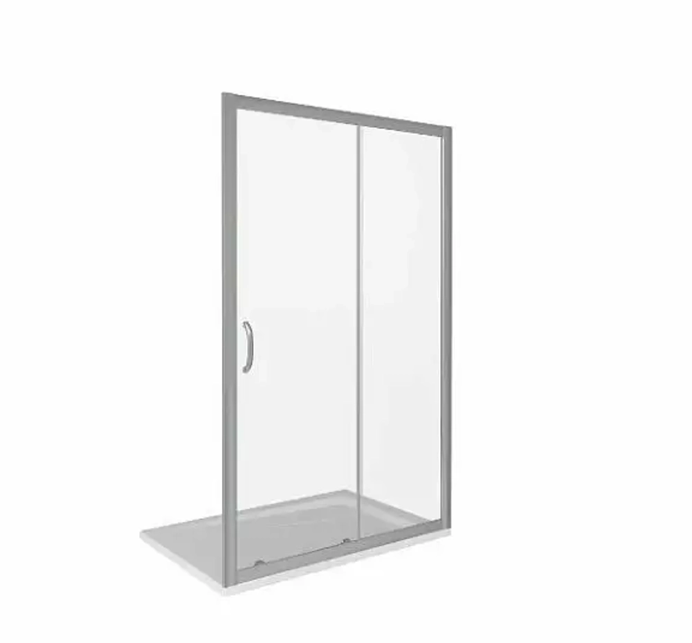 Душевая дверь в нишу Bas Infinity WTW-110-C-CH 110*185 с поддоном 3см