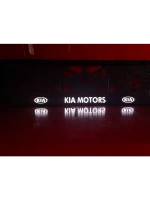 Рамка для номера с подсветкой. Kia Motors.