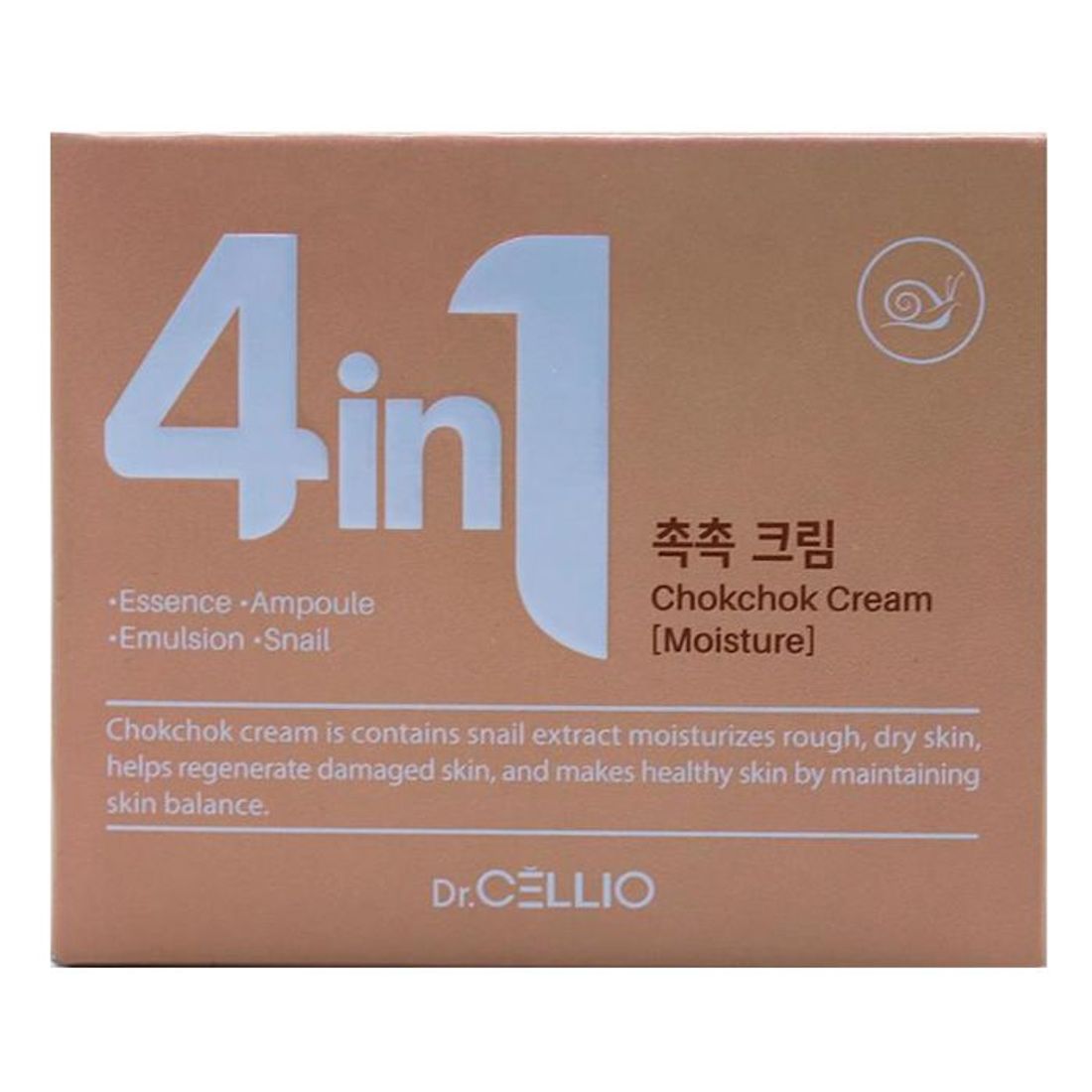 Востанавливающий крем Dr.Cellio 4in1 Chokchok Cream Snail 70мл