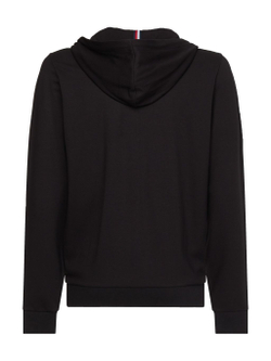 Мужская теннисная кофта Tommy Hilfiger Logo Pack 1.1 Doubleknit FZ Hood - black