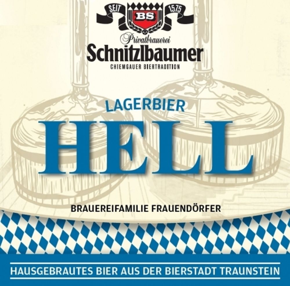 Пиво Шнитцльбаумер Лагер Хель / Schnitzlbaumer Lager Hell 20л - кег