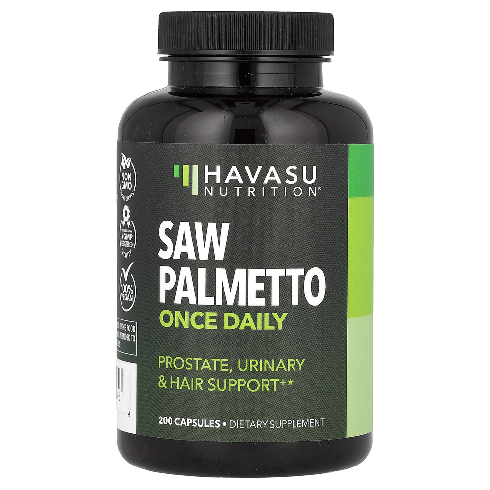 Havasu Nutrition, сереноя, одна таблетка в день, 200 капсул (500 мг в 1 капсуле)