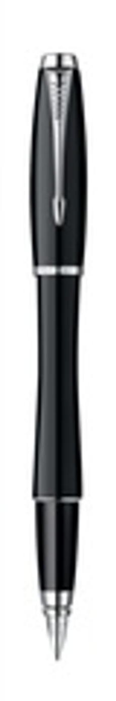 Перьевая ручка Parker Urban F200, цвет: London Cab Black CT, перо: F, цвет чернил: blue, в подарочной упаковке