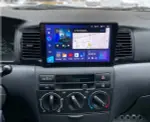 Магнитола для Toyota Corolla 120 2000-2007 (рамка черная с воздуховодами) - Teyes CC4-PRO монитор 9.5" 2K QLED на Android 13, Быстрейшая, Snapdragon 778G, ИИ, CarPlay, DSP, 4G SIM-слот