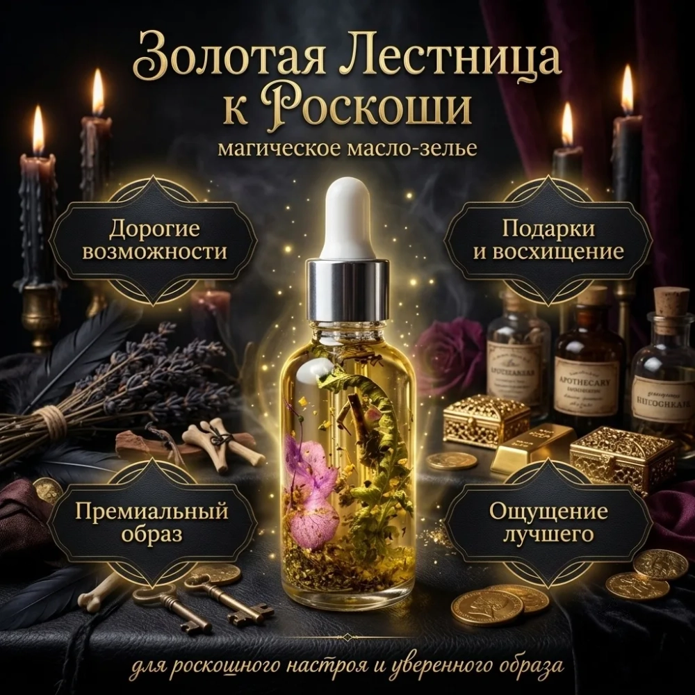Магическое зелье "Золотая Лестница к Роскоши"