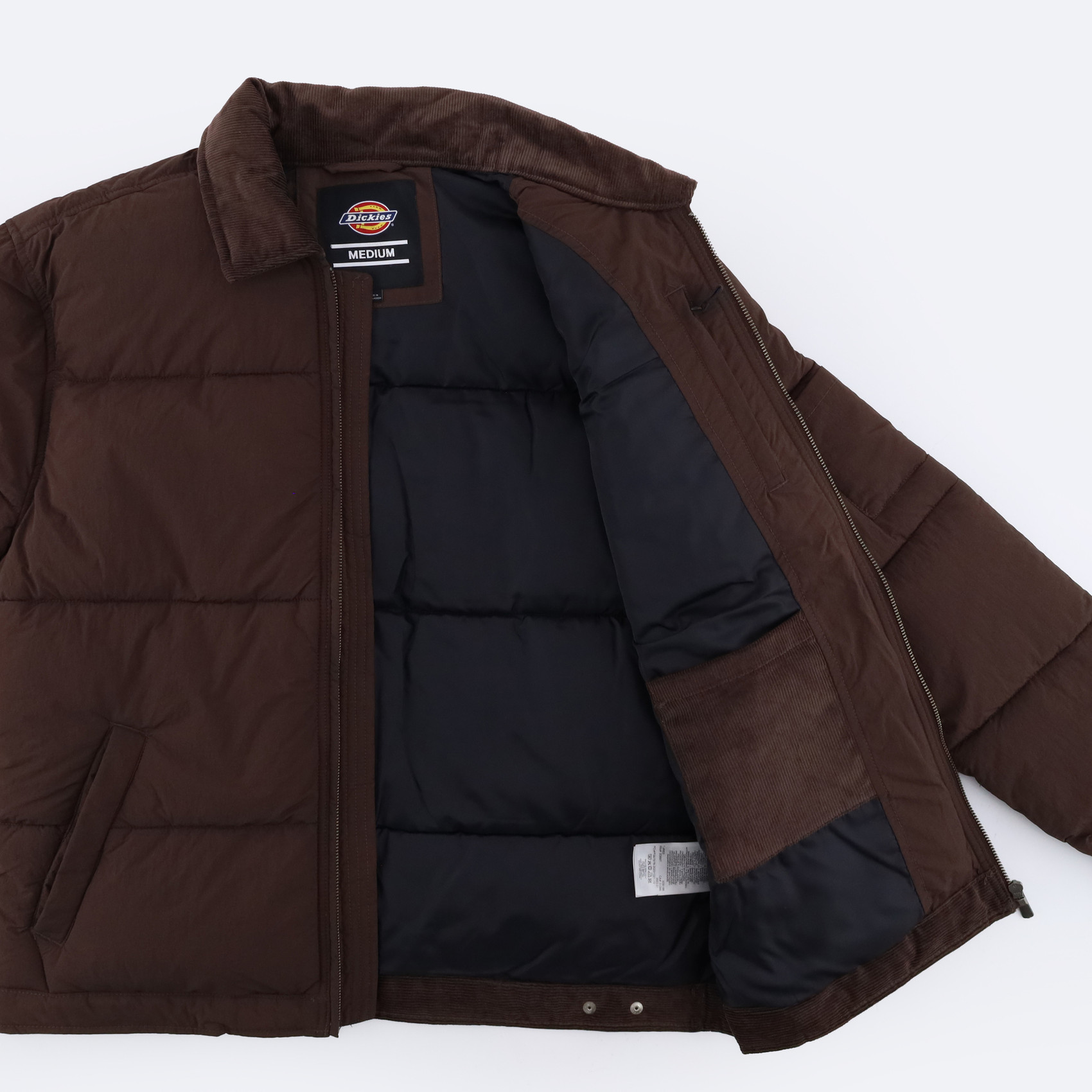 Куртка Dickies Overbrook Puffer Jacket (chocolate brown) артикул: - купить в магазине Дайс
