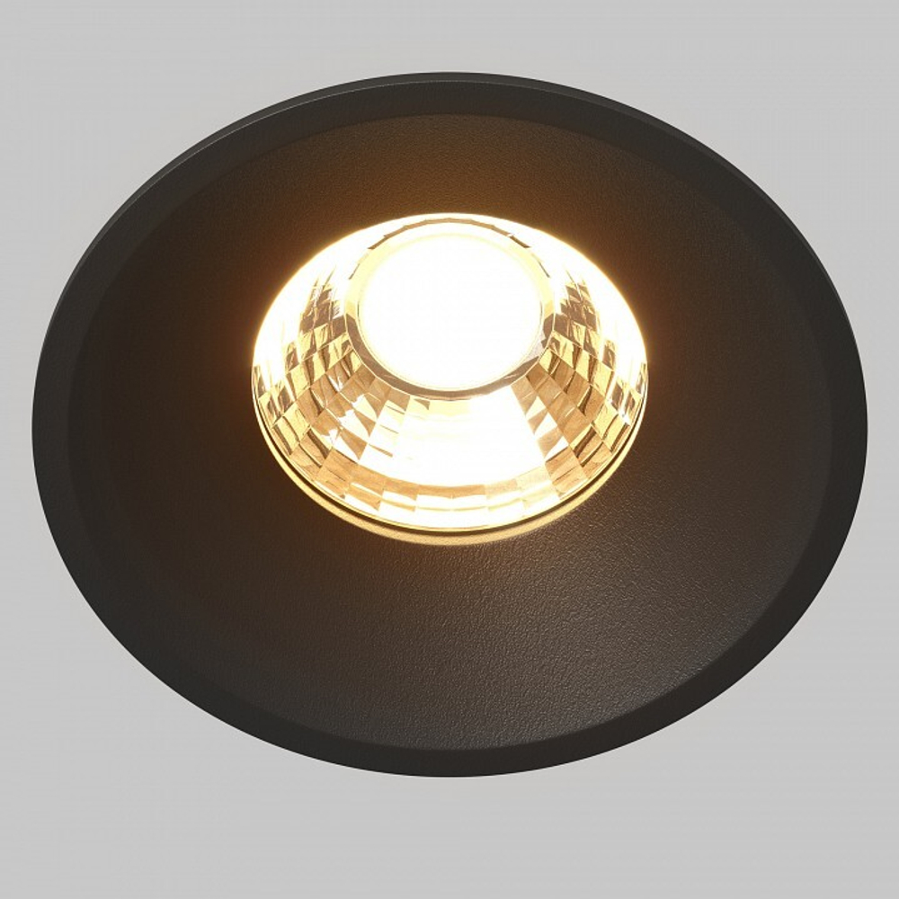 Встраиваемый светильник Maytoni Round DL058-12W2.7K-B