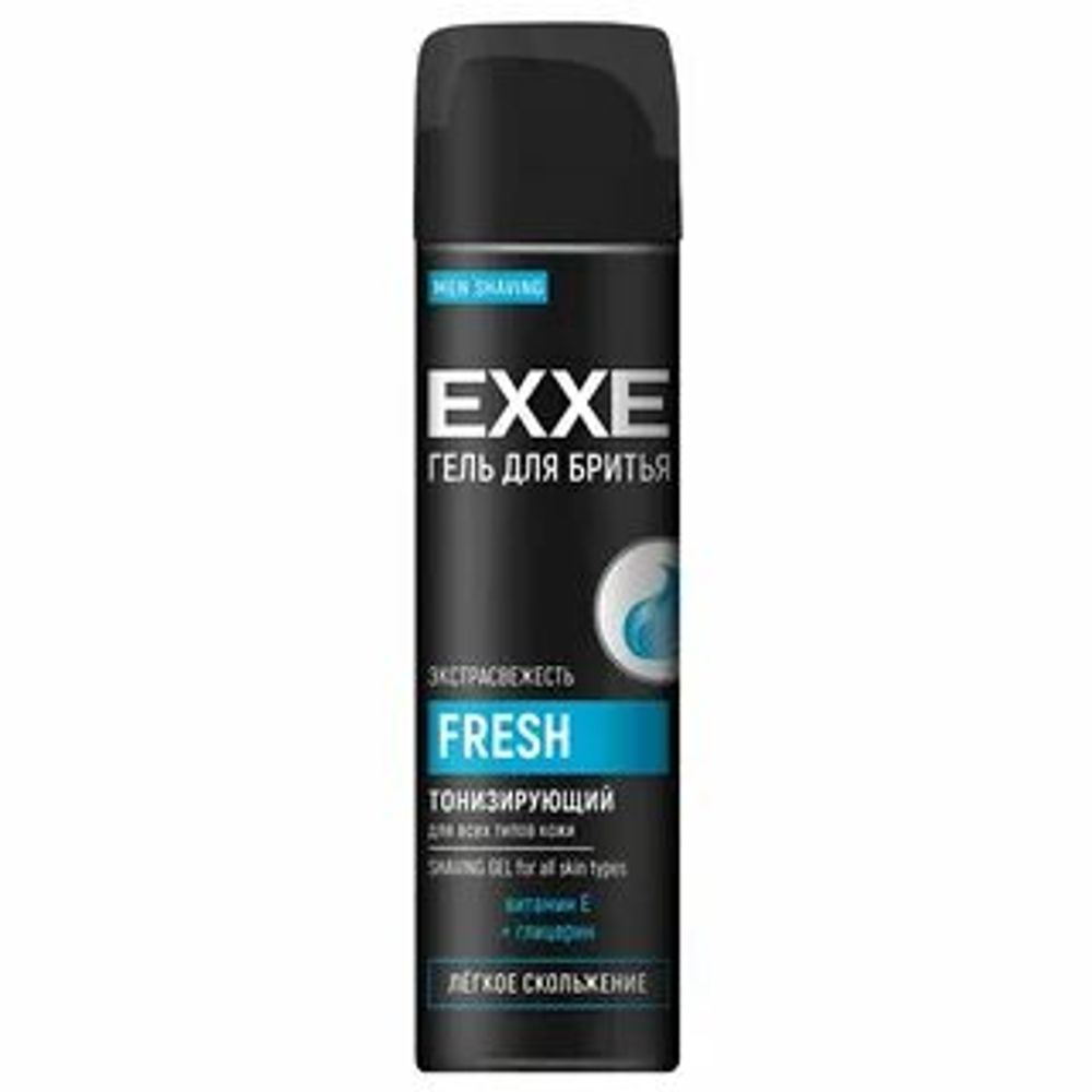 Гель для бритья EXXE MEN Тонизирующий FRESH 200мл