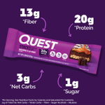 Quest Nutrition, Stacks, протеиновый батончик, брауни A La Mode, 12 батончиков по 67 г (2,36 унции)