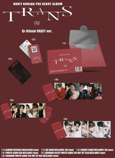 Альбом OR IT - TRANS KOREAN Pre DEBUT Album QR RANDOM Version