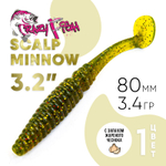 Силиконовая приманка Crazy Fish Scalp Minnow 3.2" (80мм, 3.4гр)