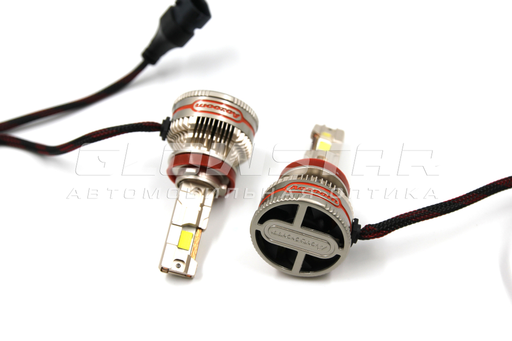 Aozoom P15 H8/H11 с вентилятором, 12V 85W 10000Lm (комплект, 2шт)
