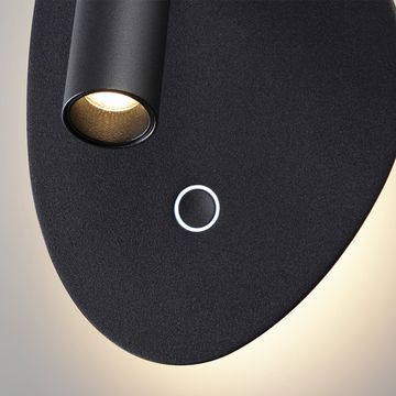 Бра 9W 2700K-4000K 7182/9WL черный Hightech Roy Odeon Light