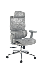 Кресло офисное TopChairs Structo серая сетка