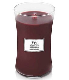 Бархатистый табак, ароматическая свеча, WoodWick