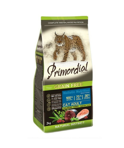 Primordial Grain Free Cat Adult (Примордиал) ухой корм со вкусом лосось и тунец 2 кг