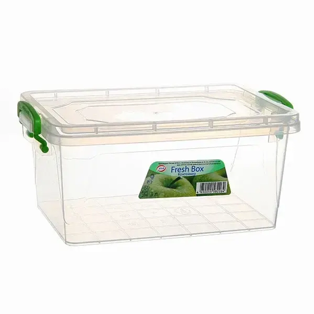 Контейнер пластиковый «Fresh Box» 3 л (Эльфпласт)