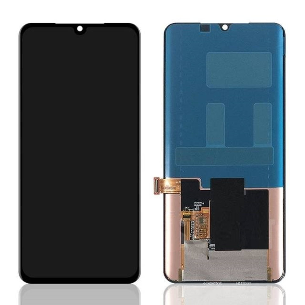 Дисплей для Xiaomi Mi Note 10/10 Pro/10 Lite с тачскрином Черный - (OLED)