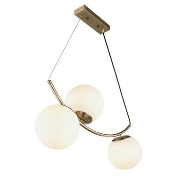 Подвесной светильник 3*E27 OML-94903-03 античная бронза Acciano Omnilux