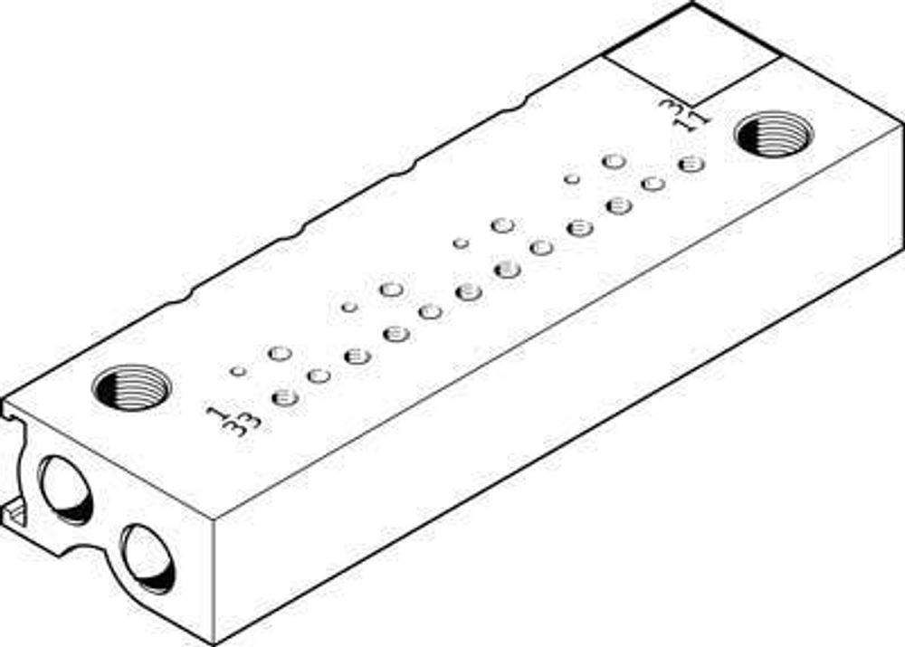 MHP1-PR6-3-PI-PCB Плита для блочного монтажа