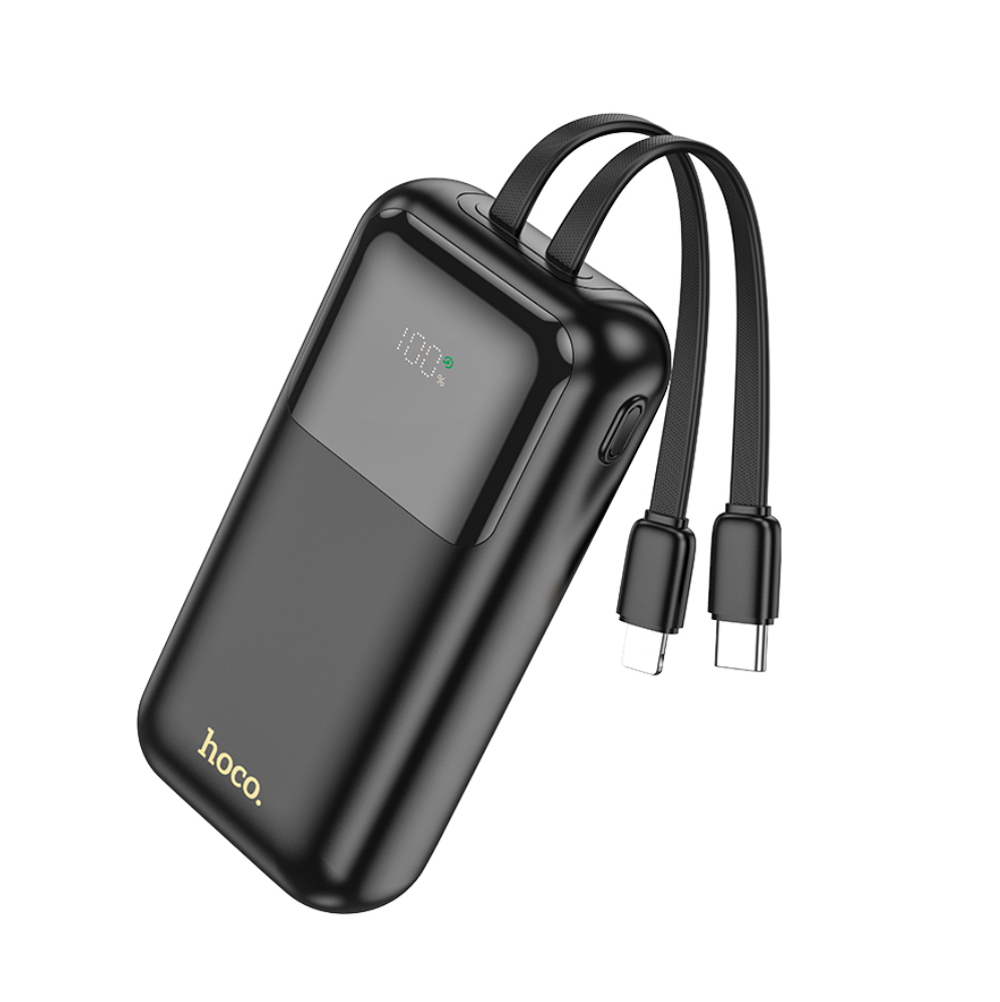Портативный аккумулятор Hoco Q25, Graceful, 10000mAh, PD20W, QC3.0, Черный