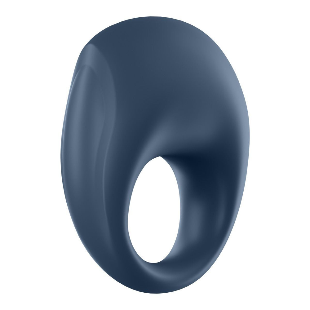 Эрекционное кольцо Satisfyer Strong One с возможностью управления через приложение (Цвет: темно-синий)