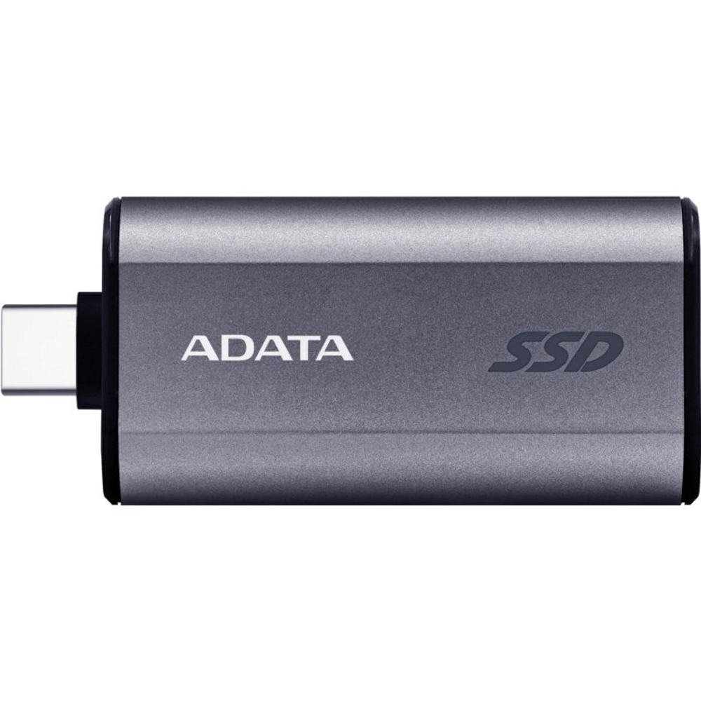 Твердотельный диск 2TB A-DATA SC750, External, USB 3.2 Gen 2 Type-C, [R/W -1050/1000 MB/s] серый