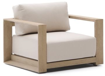Кресло Ambra из массива акации со светлой отделкой La Forma Испания 