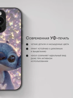 Чехол на iPhone 13 Pro с принтом Стич