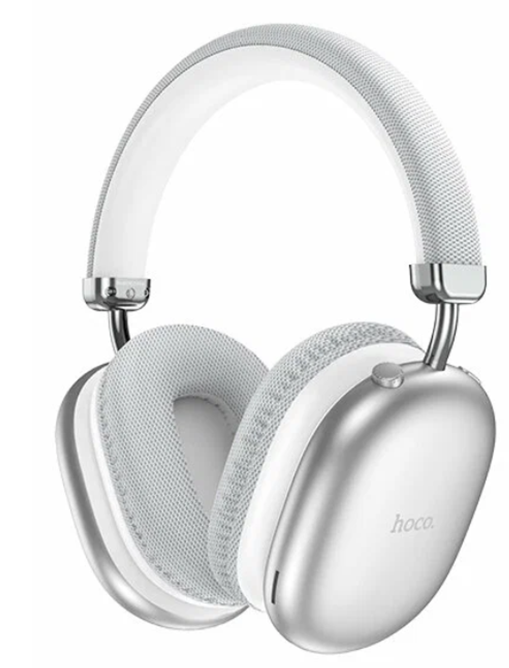 Стереонаушники Bluetooth полноразмерные Hoco W35 Max V5.3/45ч серебристые