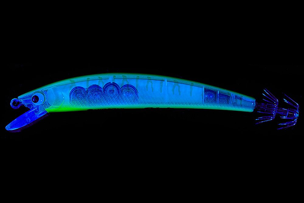 Кальмарный воблер HIGASHI Pelagic 19g #04. Green Mackerel