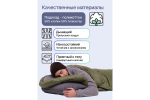 Спальный мешок RoadLike EVEREST 220*90 см, с компрессионным мешком, зеленый