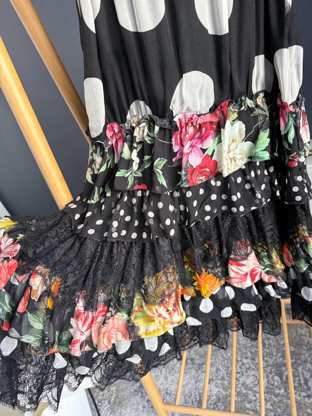Платье Dolce & Gabbana из шёлка с вискозой, 128