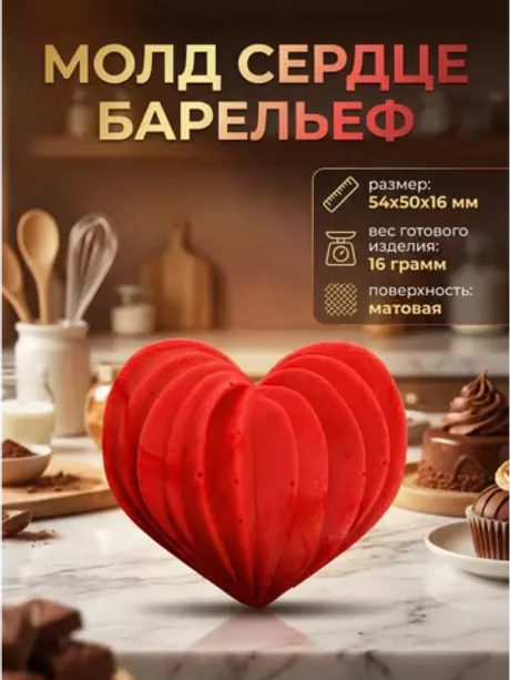 Силиконовая форма Молд сердце