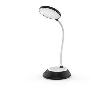 Светильник светодиодный настольный 5W 2800-6500K DE601 BK/WH черный/белый LED Desk Ambrella