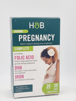 Holland & Barrett Pregnancy Витамины для женщин, 30 таблеток и 30 мягких капсул (из Литвы)